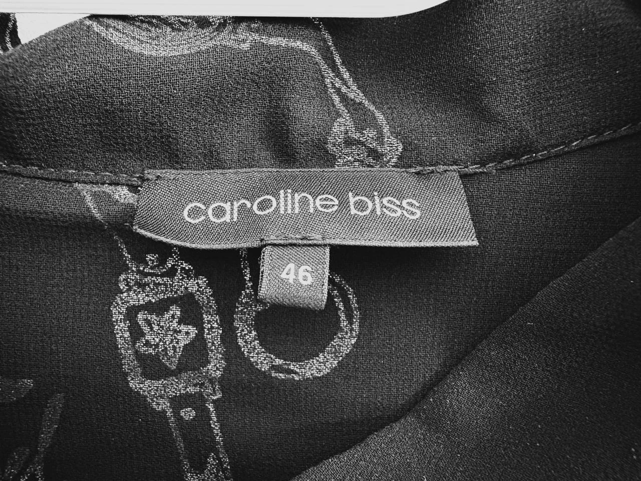 Blusa transparente Caroline Biss – tamanho 46 – detalhes prateados e botões de bola – photo 11